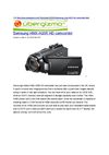 Samsung HMX-H205 HD camcorder
