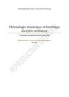 Chronologie mécanique et électrique du cycle cardiaque