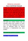 Méthode du commentaire