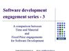 A comparison between Time and Material and Fixed bid engagement
