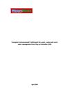 European Environmental Conferences for waste , water and waste water management from May to December 2010