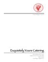 Exquisitely Yours Catering Menu