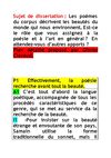 Sujet de dissertation: beauté et poésie.
