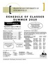 Summer 2010 Schedule of Classes