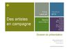 Des artistes en campagne