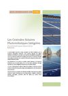Centrales Photovoltaïques Intégrées by BIO ENERGIES ONLINE