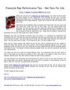 Freestyle Rap Performance Tips - Get Fans For Life