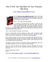 How to Pick Your Rap Beat For Your Freestyle Rap Song
