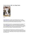 Fantasy Baseball 2009 - San Diego Padres
