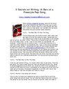 3 Secrets on Writing 16 Bars of a Freestyle Rap Song