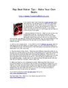 Rap Beat Maker Tips - Make Your Own Beats