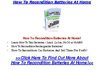 How To Recondition Batteries At Home Guide Review