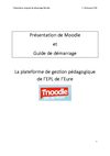 Guide de la plateforme Moodle 