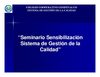 Sensibilización Sistema de Gestión de la Calidad Colegio Cooperativo Comfenalco
