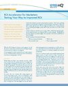 ROI Accelerator for Marketers: Testing Your Way to Improved ROI
