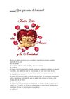 ¿QUE PIENSAS DEL AMOR?