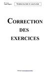 Schématisation et adaptation (Correction des exercices - Version 2009)