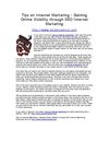 Tips on Internet Marketing - Gaining Online Visibility through SEO Internet Marketing