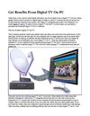 Digital TV On PC