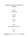 TRABAJO DE PROGRAMACION