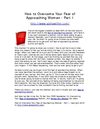 How to Overcome Your Fear of Approaching Women - Part 1