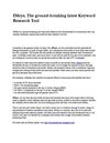 IMeye, The ground-breaking latest Keyword Research Tool