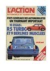 Action automobile R 18 Diesel 1980