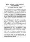 Ponencia mujeres inmigrantes la fuerza invisibilizadas junio 2009