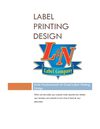 Basic Elements of Label Printing Design