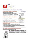 Communiqué d'Attac Touraine pour la réunion du 28 avril 2010