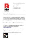 Exposé politique - Nouveau parti anticapitaliste 