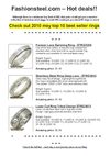 Stainless steel rings 2010 bestsellers