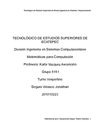 Matemáticas para computación (temas vistos en el primer parcial)