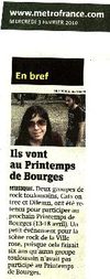 Revue de presse Bourges