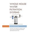 Whole House Water Filtration Systems