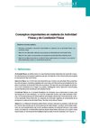 Conceptos importantes en materia de Actividad Física y de Condición Física