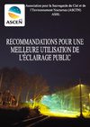 Recommandations pour l'utilisation de l'éclairage public