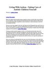 Living With Autism - Taking Care of Autistic Children Yourself