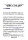 Autism Asperger Syndrome - Alternative Treatments For Autism, Asperger Syndrome and Autism Herbs