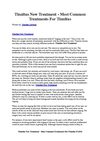 Tinnitus New Treatment - Most Common Treatments For Tinnitus