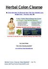 HERBAL COLON CLEANSE