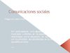 Comunicaciones sociales