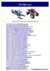 ATV Service and Repair Manuals Listing