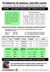 COMPARATIVA ABSORBENTES EN GRANO