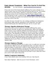 Panic Attack Treatment - What You Can Do To End The Anxiety 