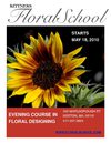 Poster For Rittners Floral School Evening Course