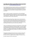 Can I Make Any Affiliate Income Without Putting Any Effort