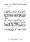 Tinnitus Center - Find the Relief You Need