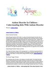 Autism Disorder In Children - Understanding Kids With Autism Disorder