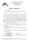 Mot du président 2010